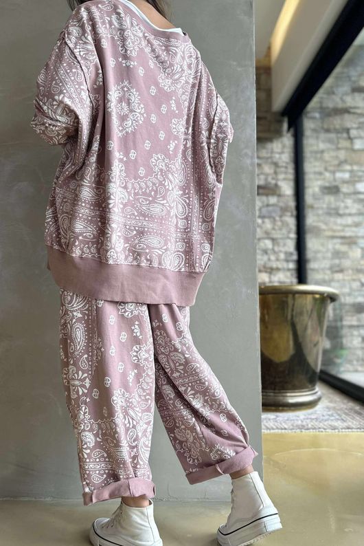 Bandana B Chill Sweatshirt Antique Rose